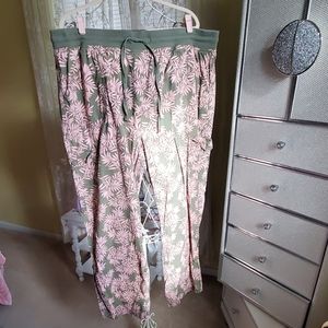 Long to short/capri cargo pants